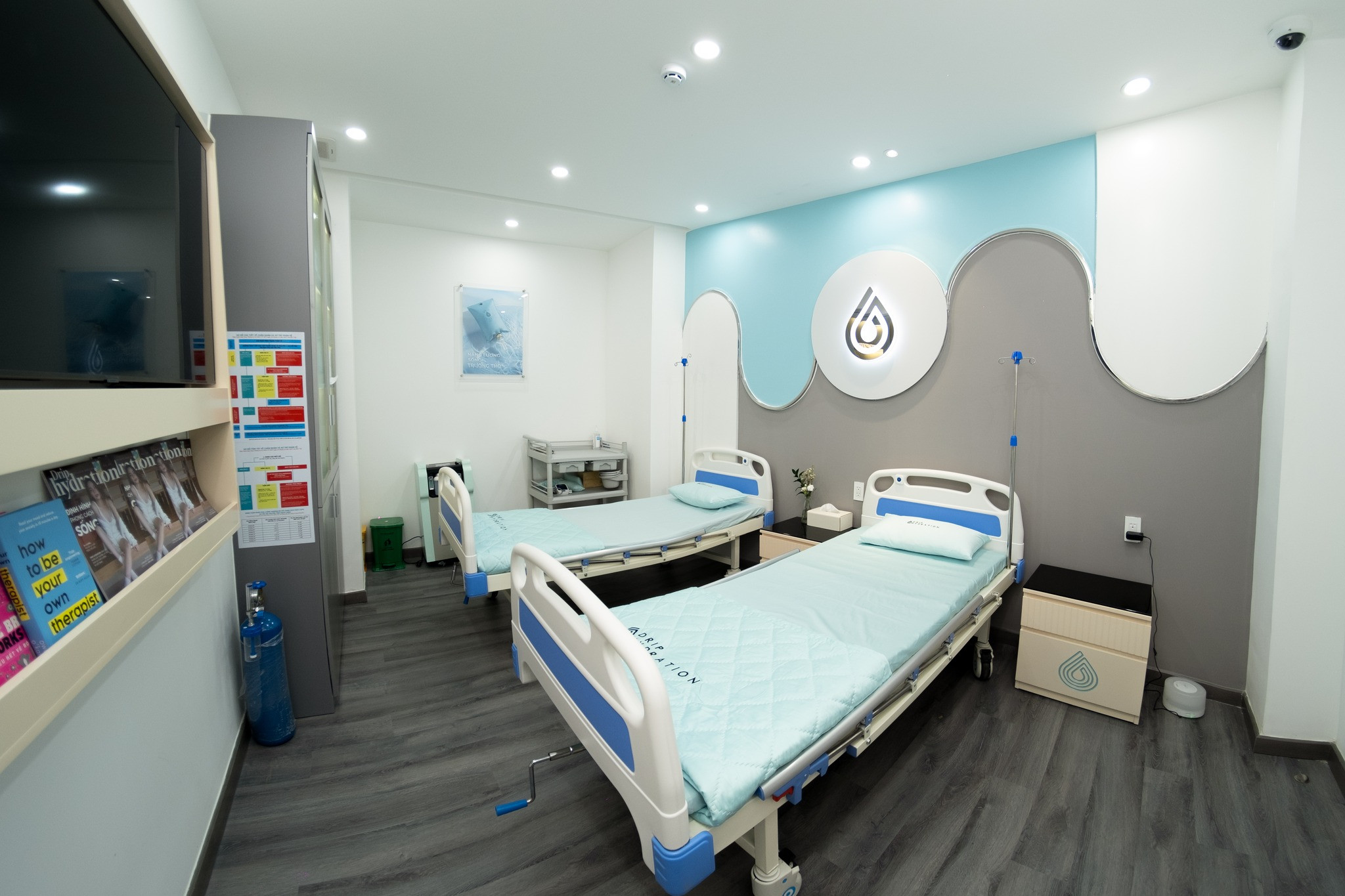 Private infusion room space, creating a comfortable atmosphere