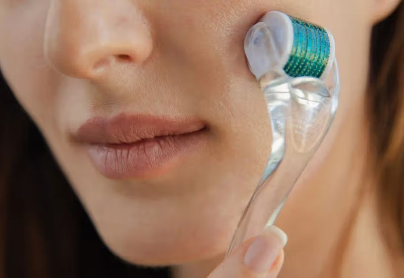 Lăn kim tế bào gốc do bác sĩ da liễu thực hiện trên da