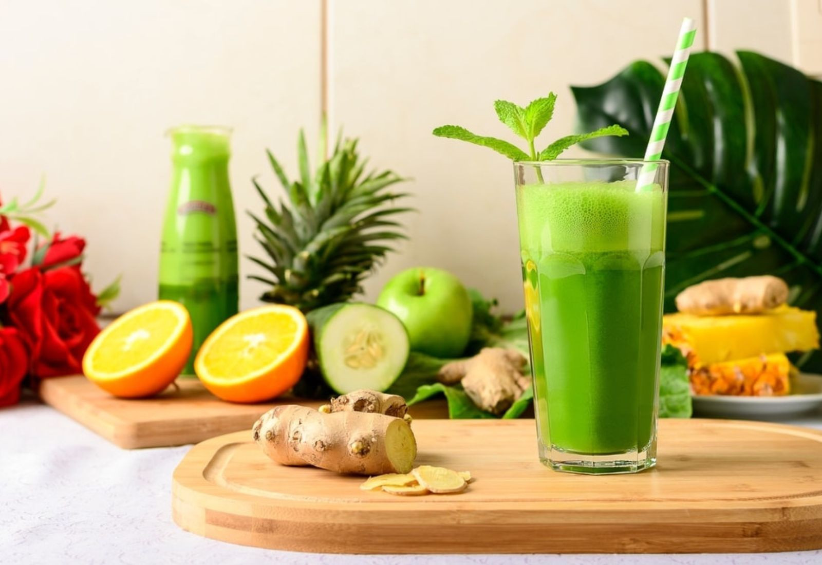 Các loại nước ép là nguồn vitamin và khoáng chất dồi dào để tăng cường miễn dịch cho cơ thể