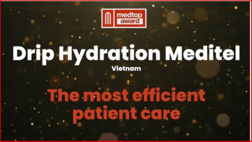 Drip Meditel Vietnam Wins Medtop Clinic Award